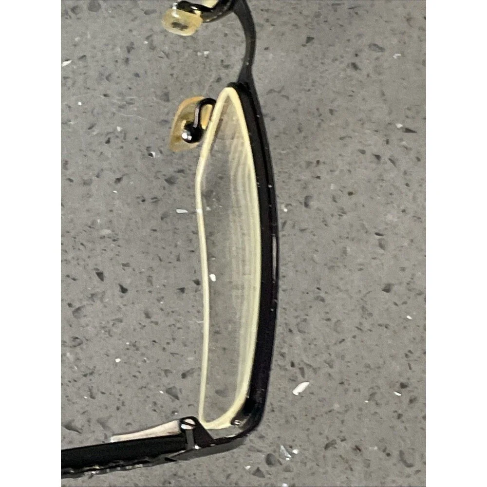 Helium Paris 4175 SMBLK Black Rectangular Eyeglasses Frames ONLY 54-17-140